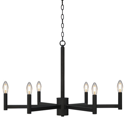 Lustre chrome 6 lumières Mercer41