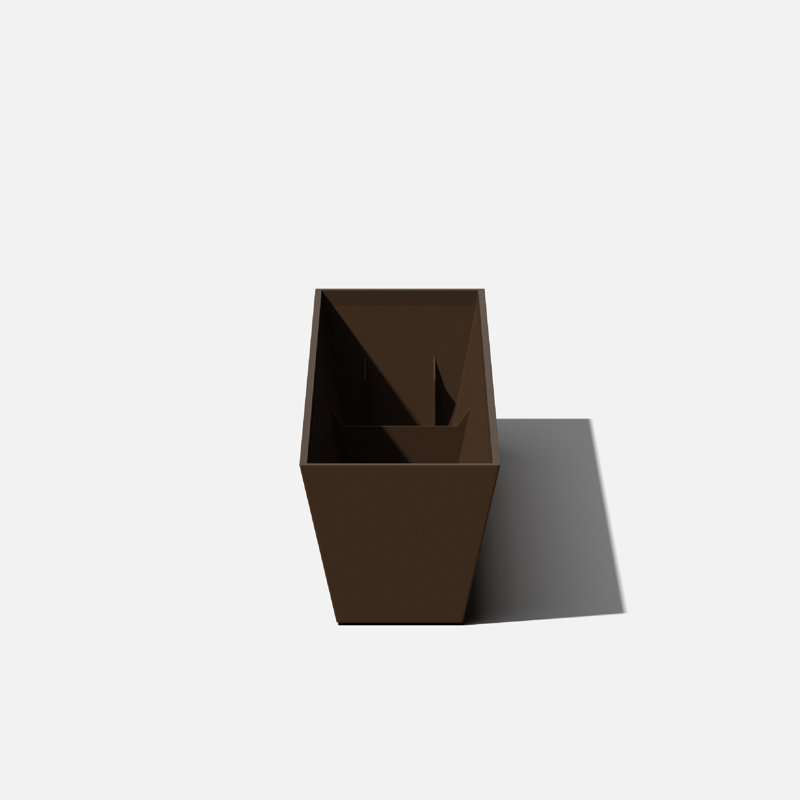 Pure Series Window Box Planter, 9" H x 36" W x 10" D, Espresso
