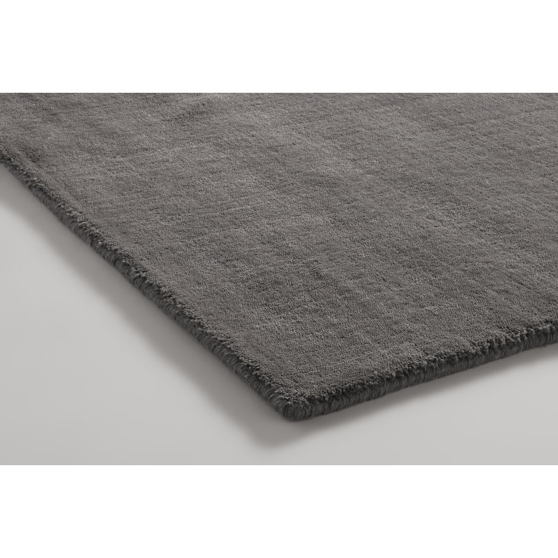 Filtered Out Wool Area Rug, Rectangle 6' x 9', Gray