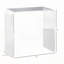 Table basse transparente en cascade en acrylique - 21 po de long rectangulaire