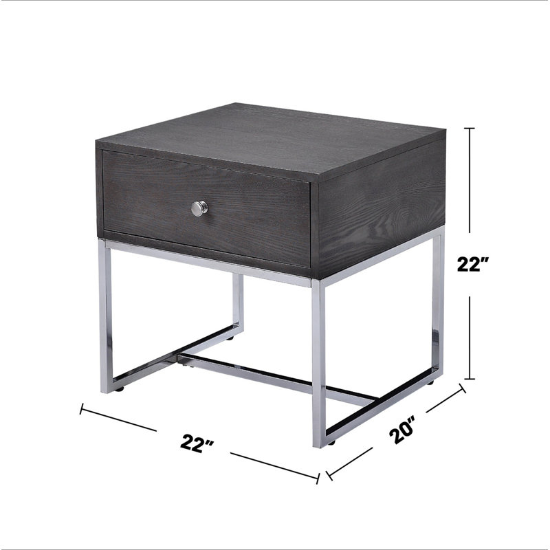 Table de bout rectangulaire avec 1 tiroir