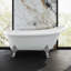 Baignoire en acrylique trempée sur pattes Cache-59226969