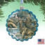 4'' Handmade Glass Animals Holiday Shaped Ornament
