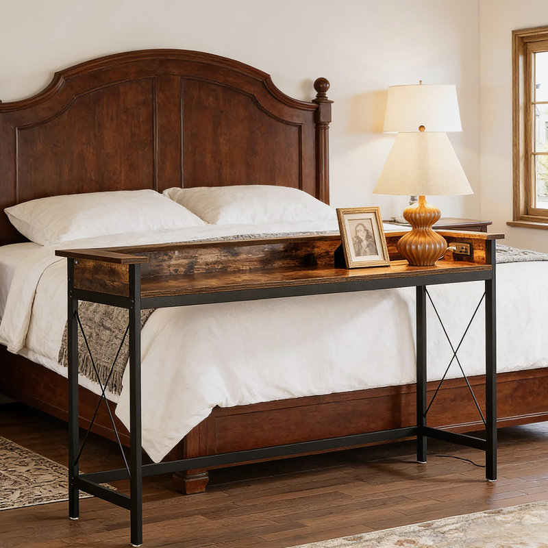 Couch Table With Electrical Outlet,Console Table,Bedside Table