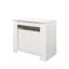 Table de salle à manger extensible rectangulaire avec console multifonctionnelle H 30,71 po x P 20,08 po x l 35,43 po Blanc-251248564-245650787
