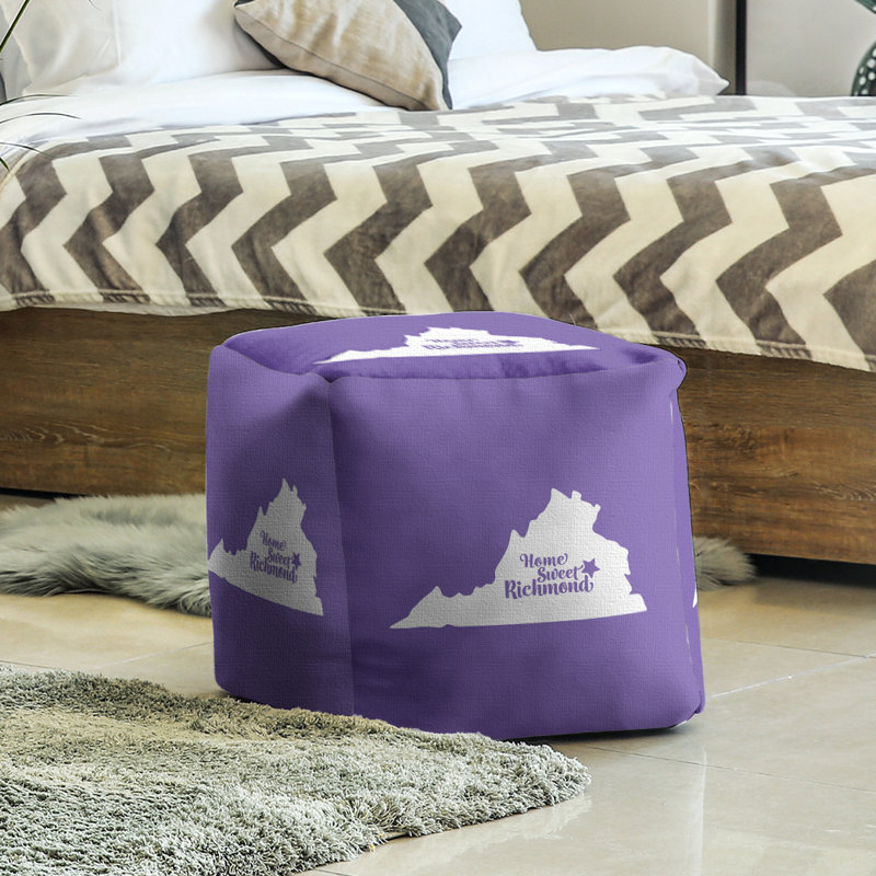 Repose-pieds cubique richmond virginie, Mauve