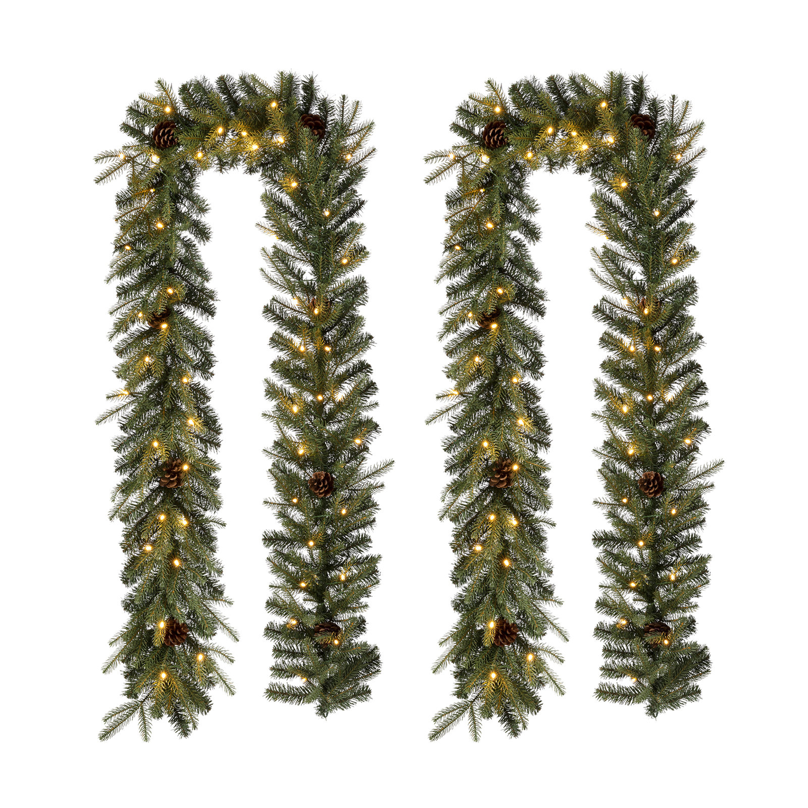 Soperton 108" Pre-Lit Christmas Garland