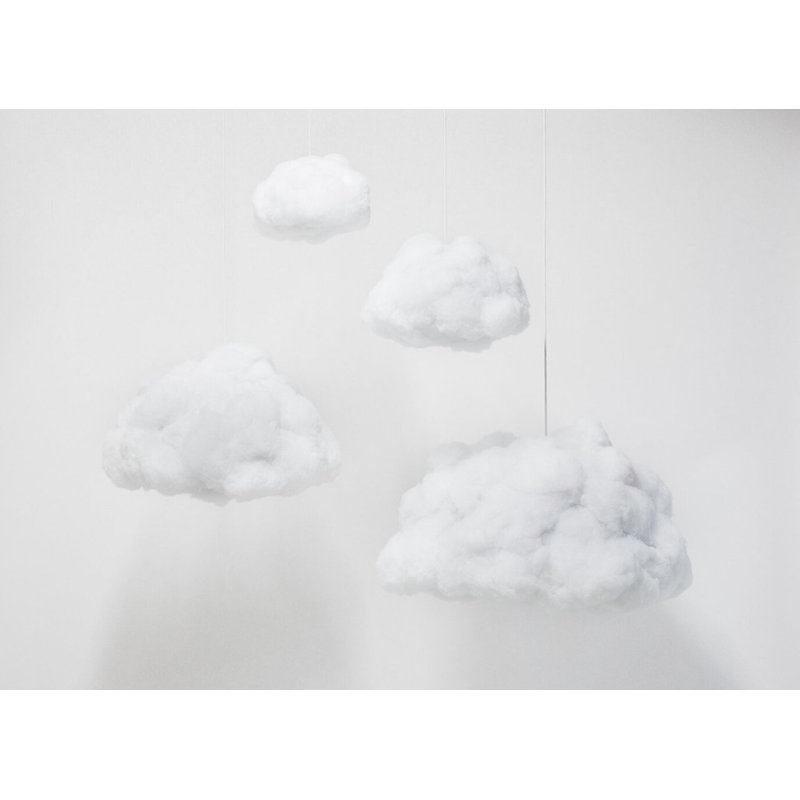 Lampshade Cloud, 128" H x 17" W x 14" D