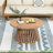 Outdoor Wood Patio Coffee Table-216133386