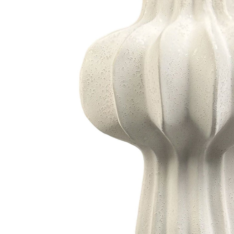 Ensemble de deux grands vases en céramique | | Corrigan Studio® - Luxe simplifié, Ivoire