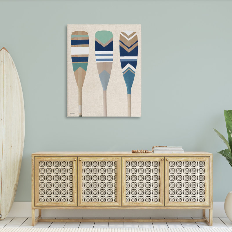 «Boat Oar Trio» par Amber Sterling sur, H 48 po x l 36 po