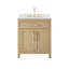 Beckett 30" Freestanding Single Bathroom Vanity with Quartz Top-1891304448-1891304450-1901793710