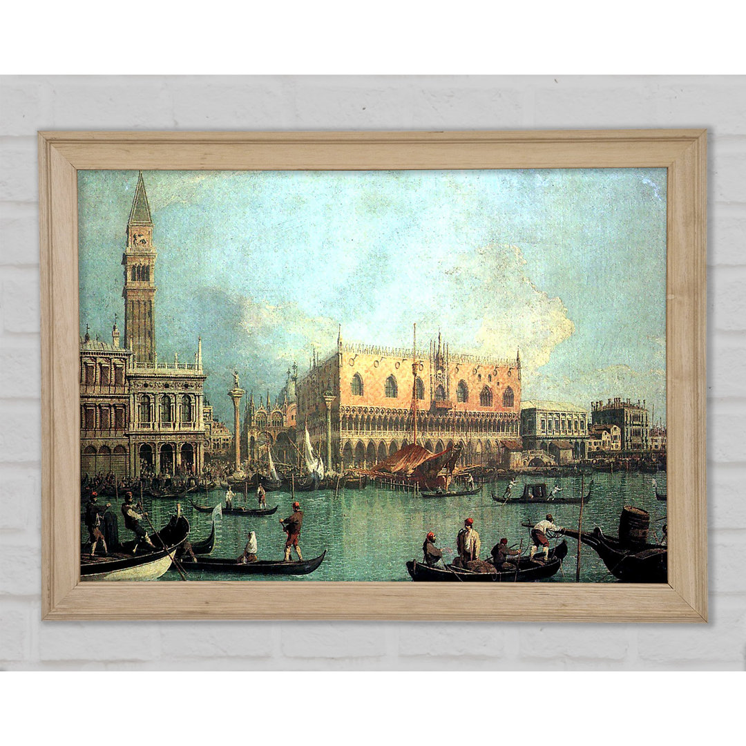 Canaletto Palazzo Ducale - Einzelner Bilderrahmen Kunstdrucke