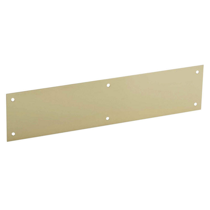 Plaque Ives Kick, Laiton massif, 6 po x 30 po