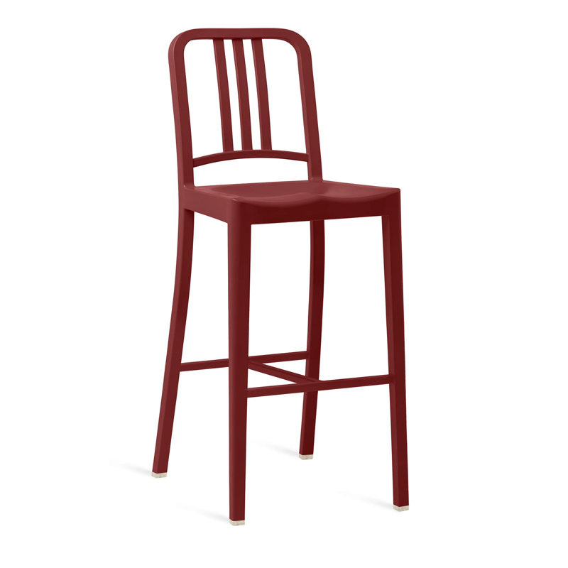 111 Navy® Stool by Coca-Cola, Bordeaux, Bar Stool (30" Seat Height)