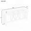 60''Acacia Veneer Console Table with 4 Spacious Drawers-1501158375