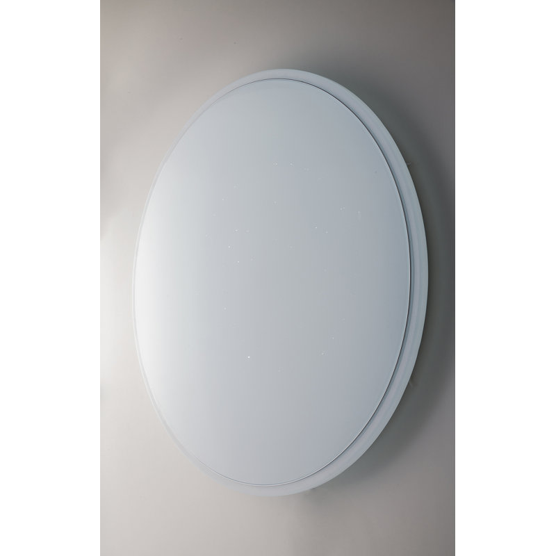 Candece Acrylic Flush Mount, 39Cm x 39Cm x 7Cm