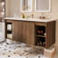 Meuble-lavabo simple 48 po avec plateau en résine et lavabo mural-1592555547