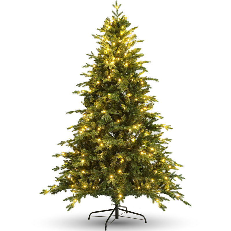 6ft Lighted Artificial Spruce Christmas Tree