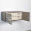 Abstract Block Cabinet-Left-Silver