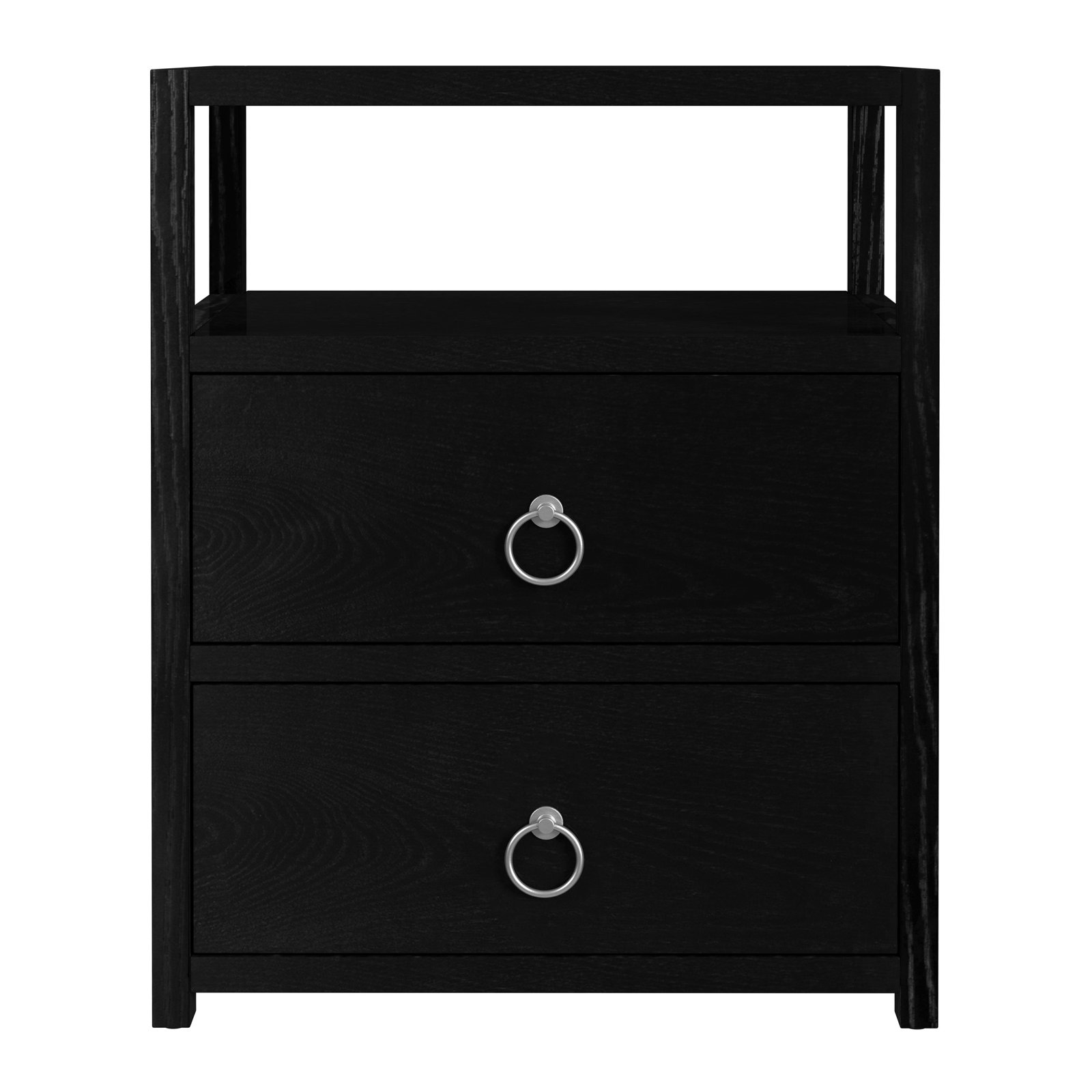 Elin 2 - Drawer Nightstand, Black