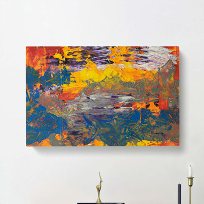 Abstract Art Painting Vol.86 by S.Johnson - Wrapped Canvas Painting