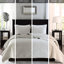 3 pièces de courtepointe en velours très grand / très grand - Matelassage géométrique pour une chambre à coucher paisible et luxueuse