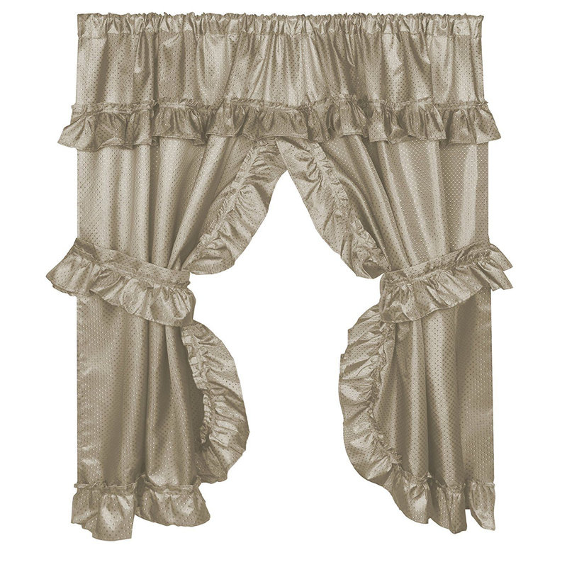 Catriona Semi Sheer Curtain, Linen