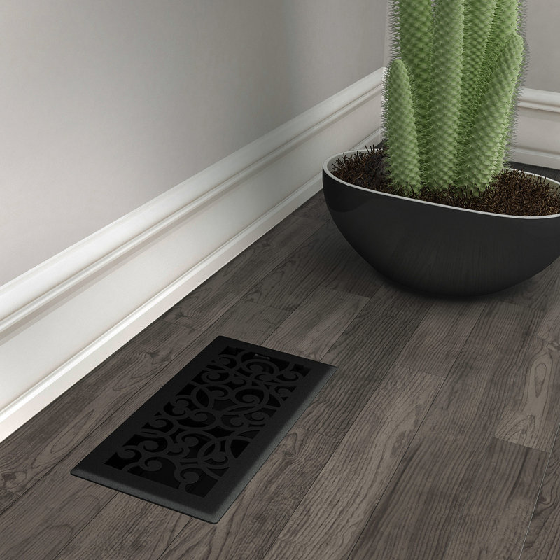 Imperial 4'' W Vent Cover, Black Iron, 4" W x 10" L