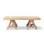 Table basse rectangulaire en tréteau Hawthorne-124434918