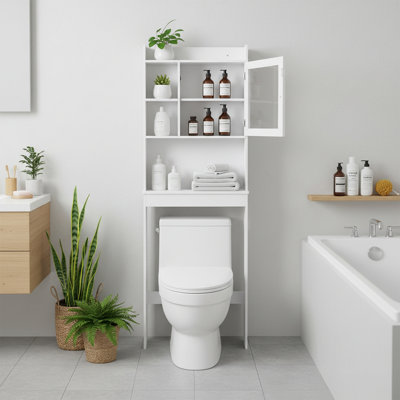 Freestanding Over The Toilet Storage