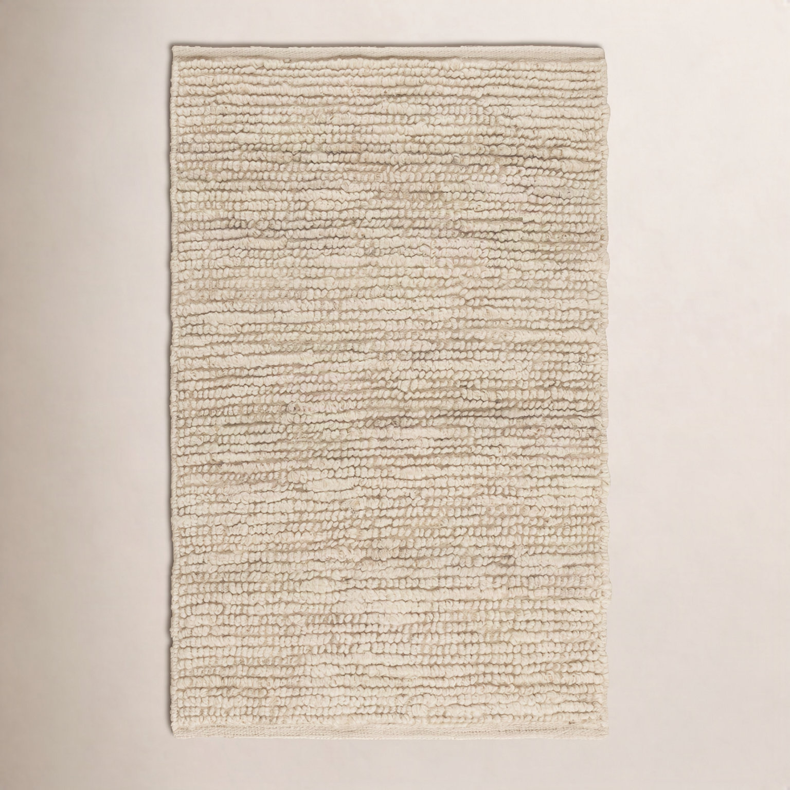Khaja Ivory Hand-Woven Rug, Rectangle 8' x 11'