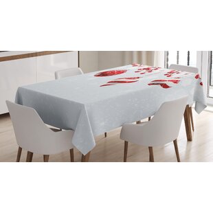 Rectangular Tablecloth, 100% Polyester, 60x104, Deer in Trees