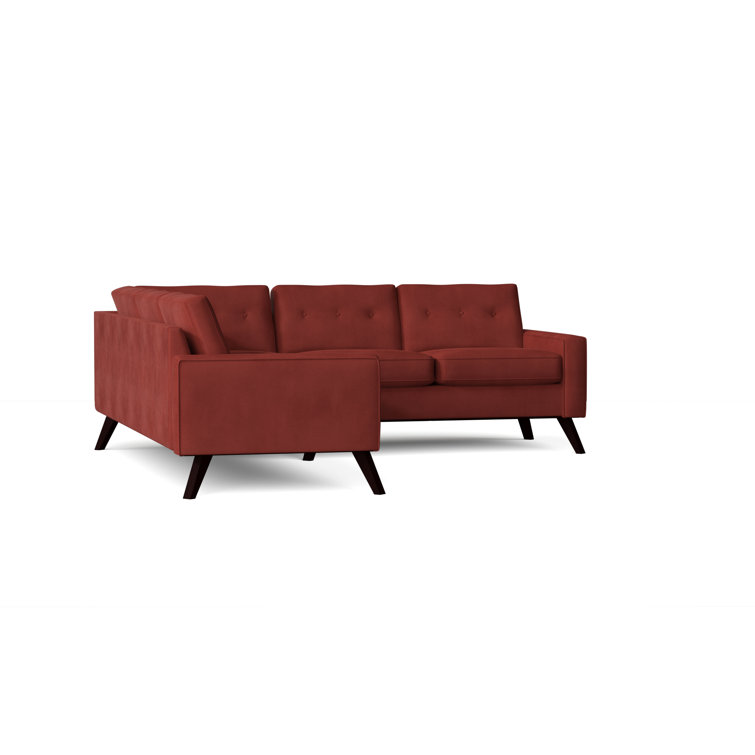 Canapé modulaire de coin en coton 96 po Amber