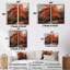 Feuillage d'automne dans les bois III - impressions d'art sur toile rouges sur 2 panneaux-47349325-47349323-47349327