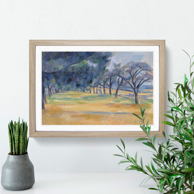 The Allee at Marines by Paul Cezanne - Picture Frame Painting