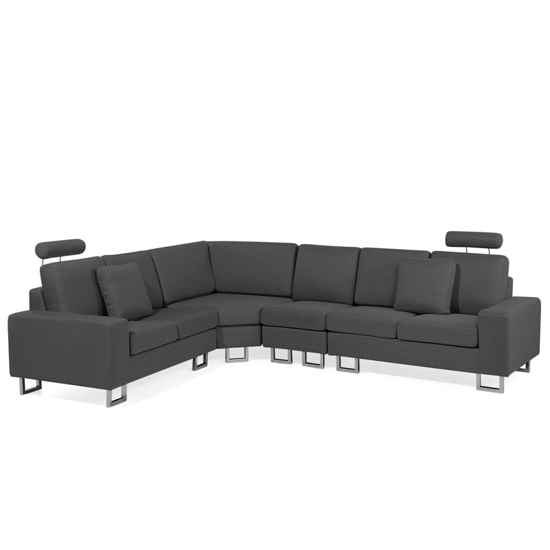 Goggans 6 Seater Corner Sofa , Left Hand Facing, Grey