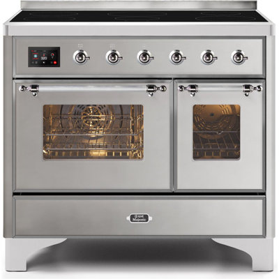 Cuisinière à induction 40 pouces avec 6 éléments à induction ILVE Majestic II Series (porte en verre)