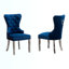 Chaise d'appoint rembourrée en velours Sydnie-1296681851