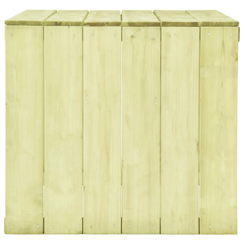 Garden Table Impregnated Pinewood, 150 x 87 x 80 cm