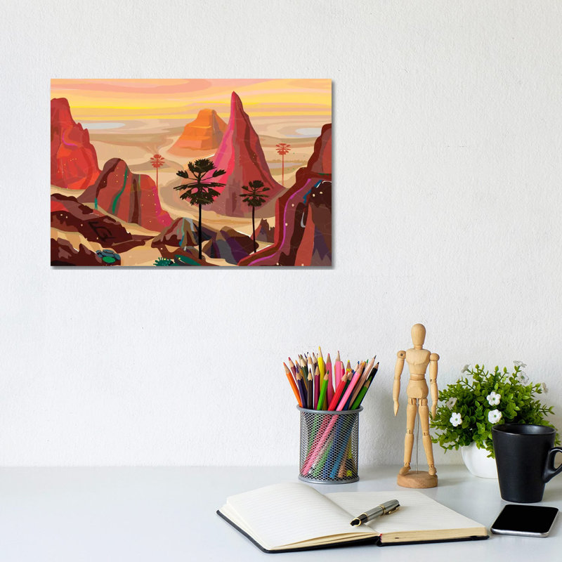 Healing Landscape 1 Piece Wrapped Canvas Painting, 20.32 cm H x 30.48 cm W