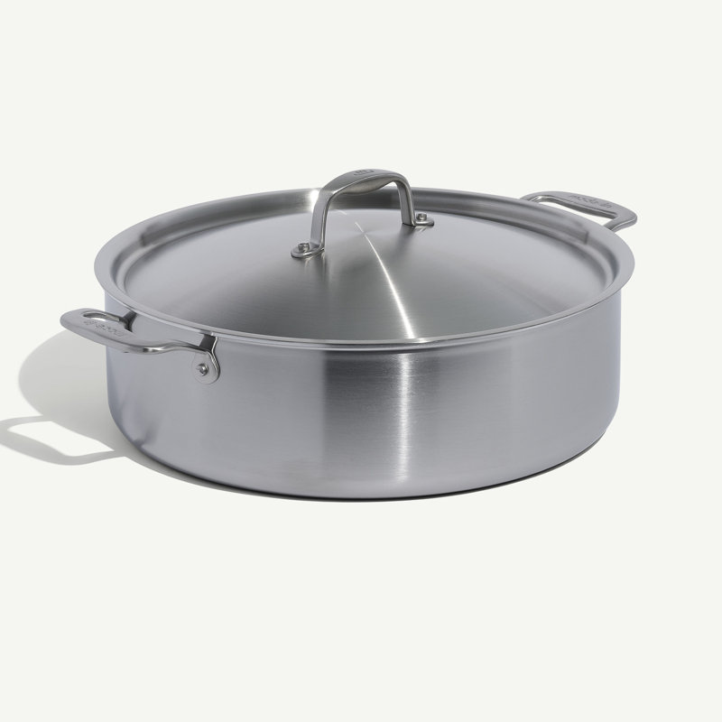 Stainless Clad 10 qt. Rondeau with Lid, 10 Qt.