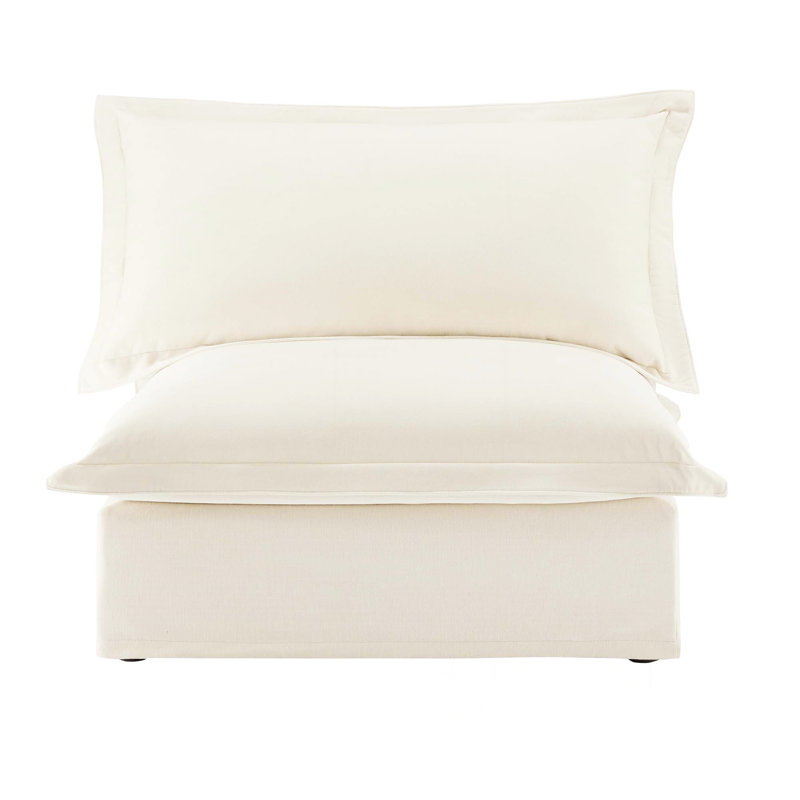 Canapé sans accoudoirs Koala - Crème, Chenille crème