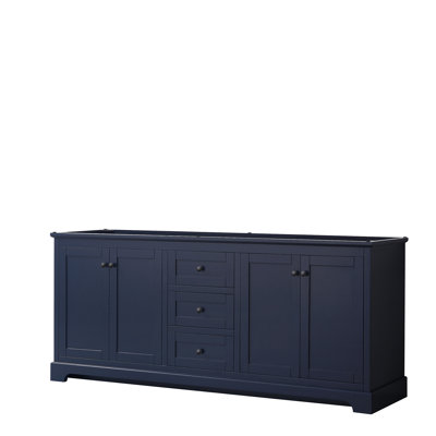 Avery 79'' Double Bathroom Vanity Base Only