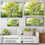 «Green Spring Blooms Tree I», art mural arbre-1542615627-1542615626