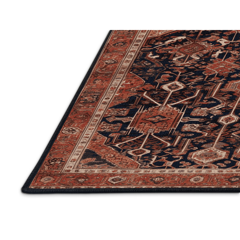 Tapis brun lavable à la machine, Carré 4 pi