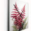 Horloge murale Ferns Ruby Essence I - Floral-99632085