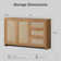 Dearbhaile 51" Sideboard with 3 Drawers