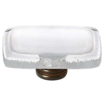 Reflective Rectangular Cabinet Knob