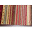 Tapis unique en laine noué à la main rouge / jaune / brun nouvel âge 6 pi 7 po x 9 pi 2 po Gabbeh